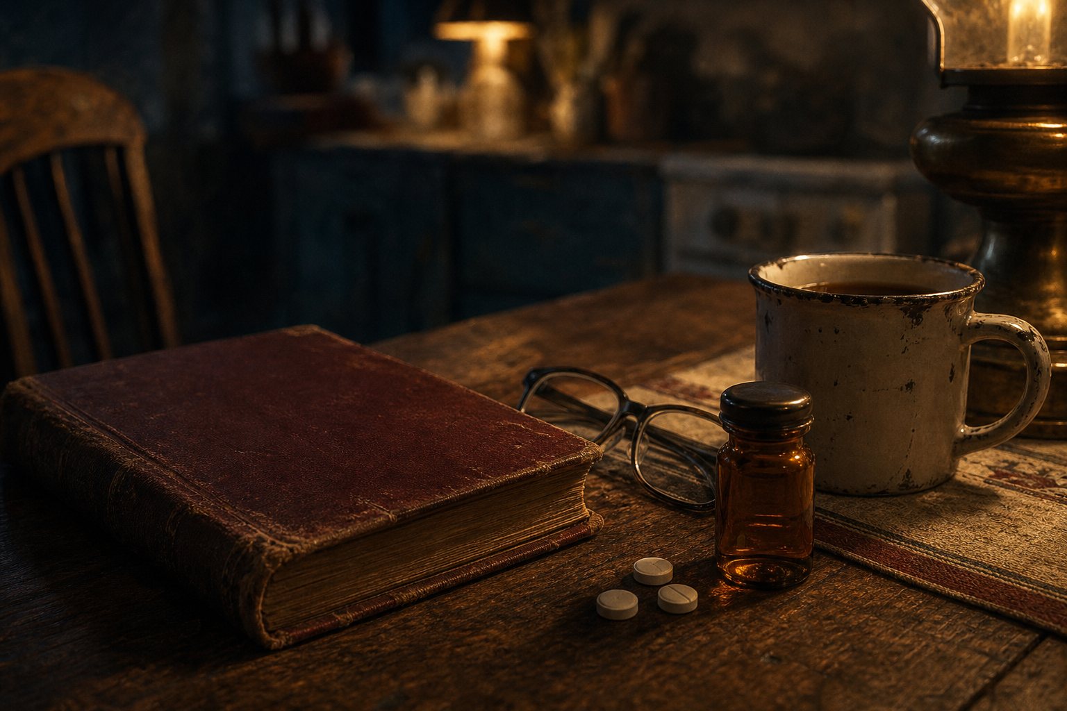 Medicine on a kitchen table — the free-medicine and fair-pricing chapter.